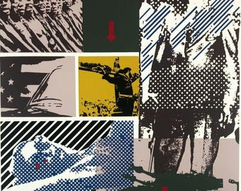 Heinz Diesel 1971 Signed Pop Art Serigraph 23/50 “Midday News” | German Modern Screenprint 50 x 42 cm