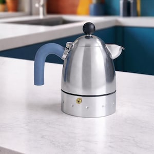 Alessi Pelicano S Limited Edition No.302 Michael Graves 1995 Espresso Maker 7.1in Postmodern Icon