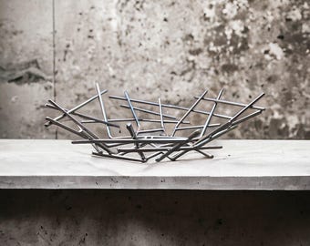 Alessi blow up design fruit bowl stainless steel inox 18/10 fratelli campana 2004 italy