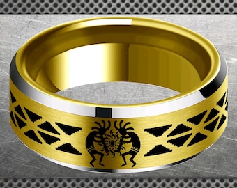 American Indian Ring, Native American Pattern Ring, Native