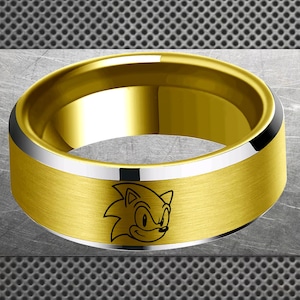 Sonic gold rings - Etsy 日本