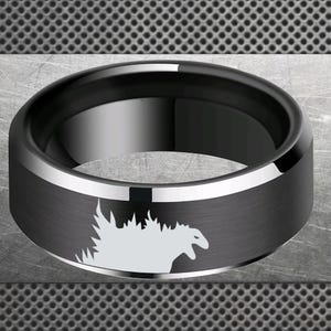 Godzilla silver ring - Etsy 日本