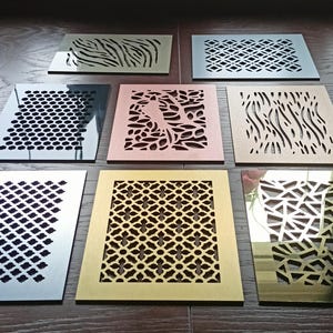 Copertura decorativa per sfiato Griglia di ritorno dell'aria resistente all'acqua per bagno Supporti multipli HVAC architettonico Magnetico