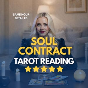 Same Hour Soul Contract Psychic Reading, Future Love, Karma, Past Life and General In Depth Insight Reading