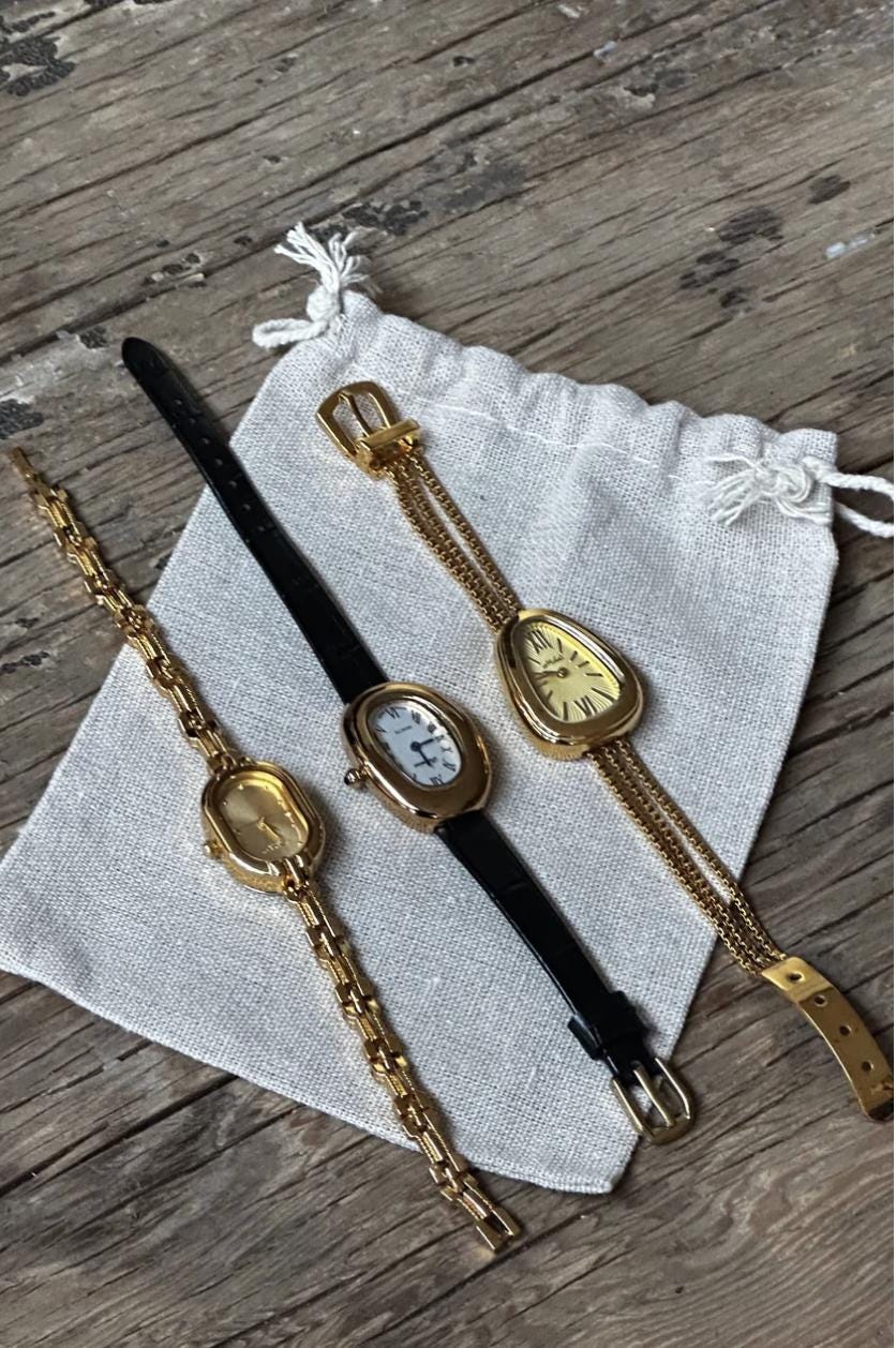 Gold Chain Watch | Stainless Steel | Everyday Jewellery | Gift for Her ...