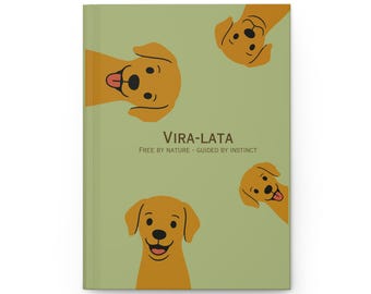 VIRALATA Illustration Journal | Puppy Hardcover Notebook/ DOMINICAN DOG