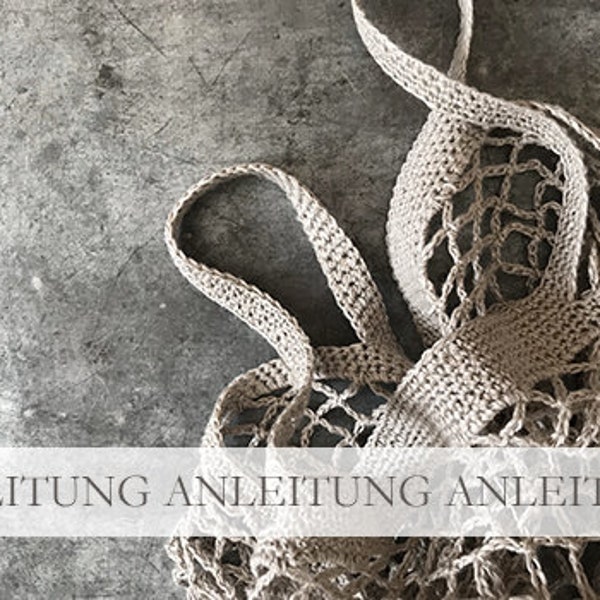 NATURKINDER MANDALA Netztasche Häkel Anleitung