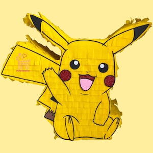 Pokémon-Piñata, handgefertigte Geburtstagsdekoration, individuelle Kinderparty-Dekoration