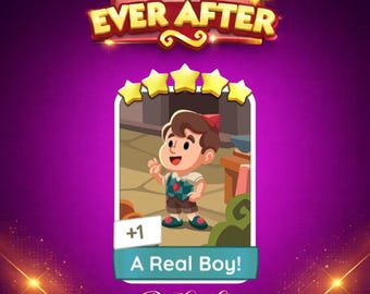 ¡Un niño de verdad! - Set 18 - Pegatina de 5 estrellas de Monopoly_Go