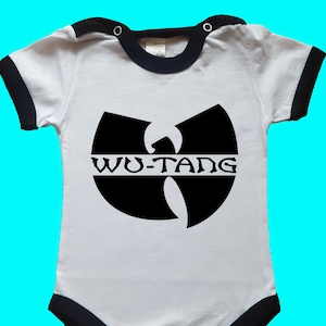 Wu Tang Clan Bodysuit Wu Tang Baby Body Wu Tang Onesie Rap Bodysuit Hip Hop Onesie method man baby bodysuit newborn gift birthday children M