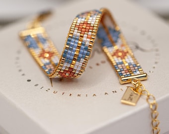 Patroon kralenarmband – Royal Ethno Style, Miyuki Delica 11/0 (pdf-patroon)