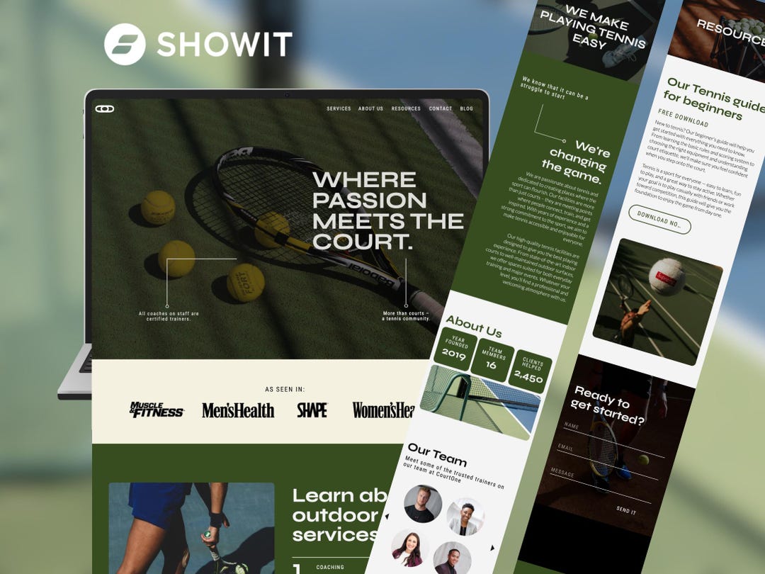 Showit Website Template Modern Design for Coaches & Creatives (instant