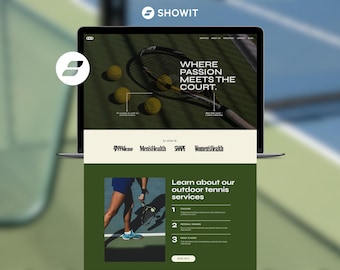 Showit Website Template: Modern Design for Coaches & Creatives (Instant Download)