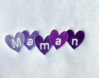 Personalisierter Hoodie mit Namen und Herzen – Einzigartiges Geschenk für Oma, Mama, Papa und die ganze Familie