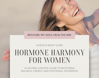 Hormone Harmony for Women | Cycle Balance Guide | PMS Relief | Hormone Reset Workbook | Balanced Mood Support
