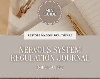 Nervous System Reset Mini Guide | Anxiety & Stress Relief Workbook | Grounding, Breathwork Daily Prompts