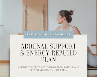 Adrenal Support Guide | Reduce Stress, Boost Energy, Balance Hormones, Improve Mood & Lower Cortisol Naturally | Wellness Ebook PDF