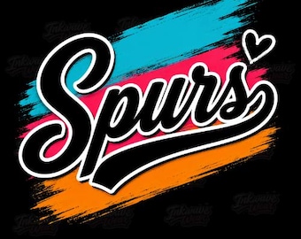 Spurs PNG, San Antonio Basketball Png, Game Day Playoff Shirt Design, Basketball Game Day, Vintage Fan Graphic, Basketball Sublimation