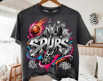 Spurs PNG, San Antonio Basketball Png, Game Day Playoff Shirt Design, Basketball Game Day, Vintage Fan Graphic, Basketball Sublimation