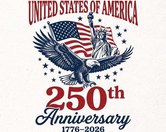 250 Year Anniversary USA 4th Of July America Floral PNG, Patriotic Vintage 1776 Design png Independence Day (Digital Download)