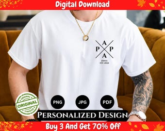 Personalized Dad Shirt PNG, Custom Dad Name Shirt Design, Father’s Day Shirt JPG, Dad Word Search Shirt, Grandpa Shirt Design, Family Name
