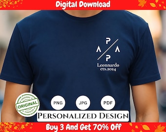 Personalized Fathers Day Shirt PNG, Custom Dad Name Shirt Design, Grandpa Kids Names JPG, Daddy Word Search PNG, Family Shirt png jpg pdf