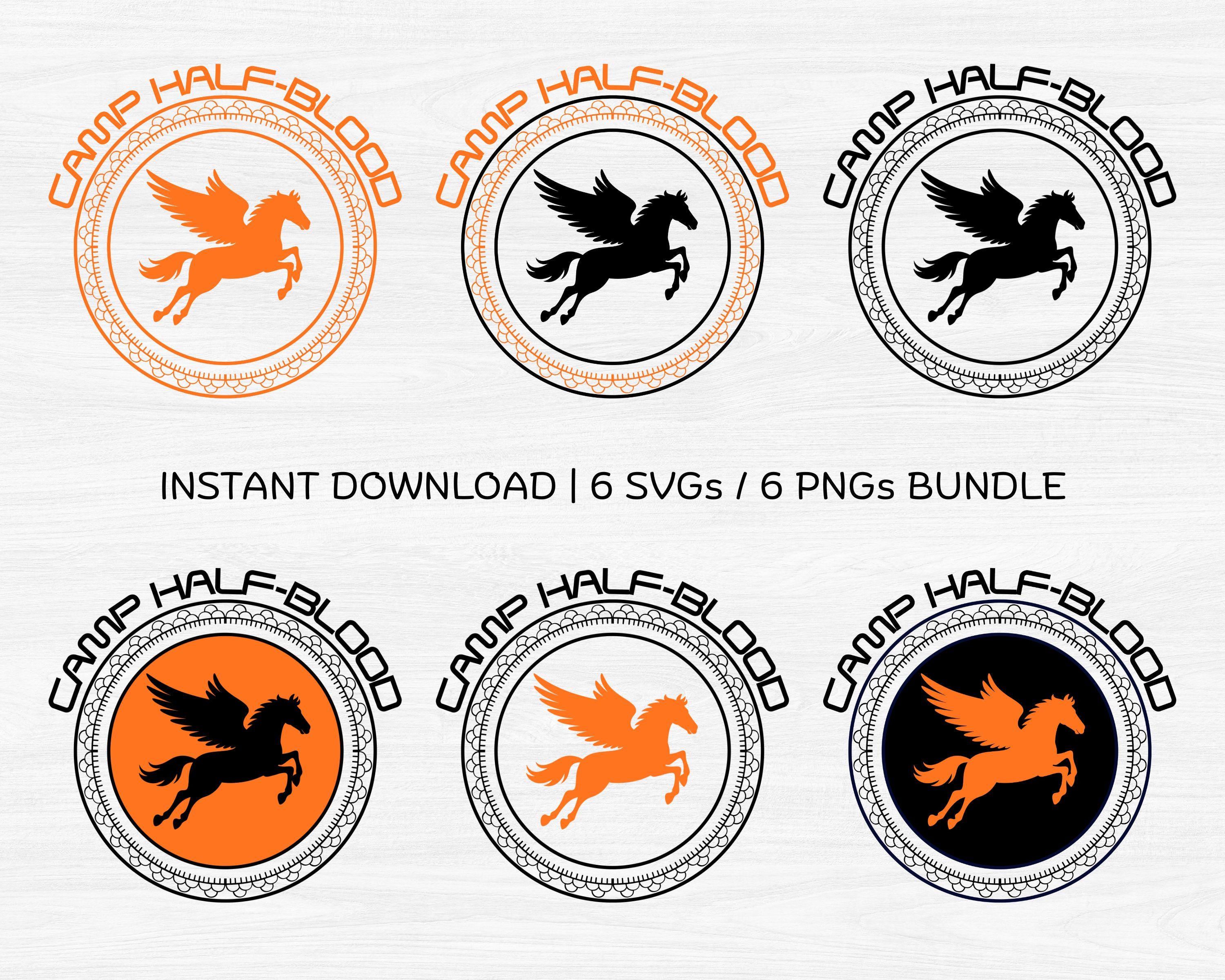 Camp Half Blood Pegasus SVG Bundle, Percy Jackson Clipart (digital ...