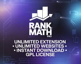 Rank Math Pro: Plugin SEO para WordPress, licencia GPL (descarga digital)