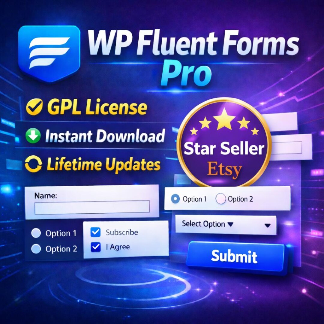 Buy WP Fluent Forms Pro | GPL License | Unlimited Wordpress Sites ...