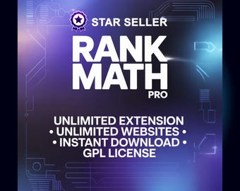 Rank Math Pro: plugin SEO per WordPress, licenza GPL (download digitale)