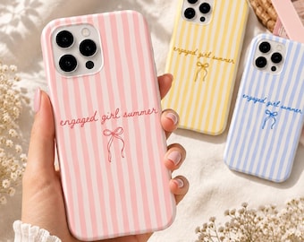 Custodia per telefono "Futura Signora", Custodia per telefono "Sposa in attesa", Regalo di fidanzamento personalizzato, Regalo per addio al nubilato per lei, Custodia per iPhone "Fidanzata", Ragazza fidanzata estate