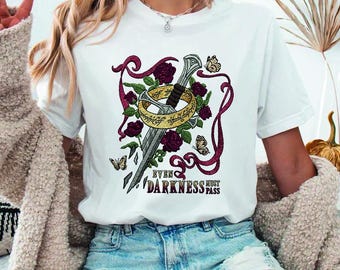 Ring Inspired Shirt, Dark Lord Tee, Middle Somewhere Sweatshirt, Tolkien Shirt, Back and Front Tee, Narsil Broken Blade Tee,Fantasy Hoodie
