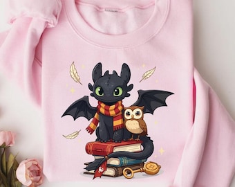 Toothless Vintage Shirt, Epic Universe Toothless Shirt, Toothless Gryff Costume Witch Sweater, Night Fury Wizard Universal Studios
