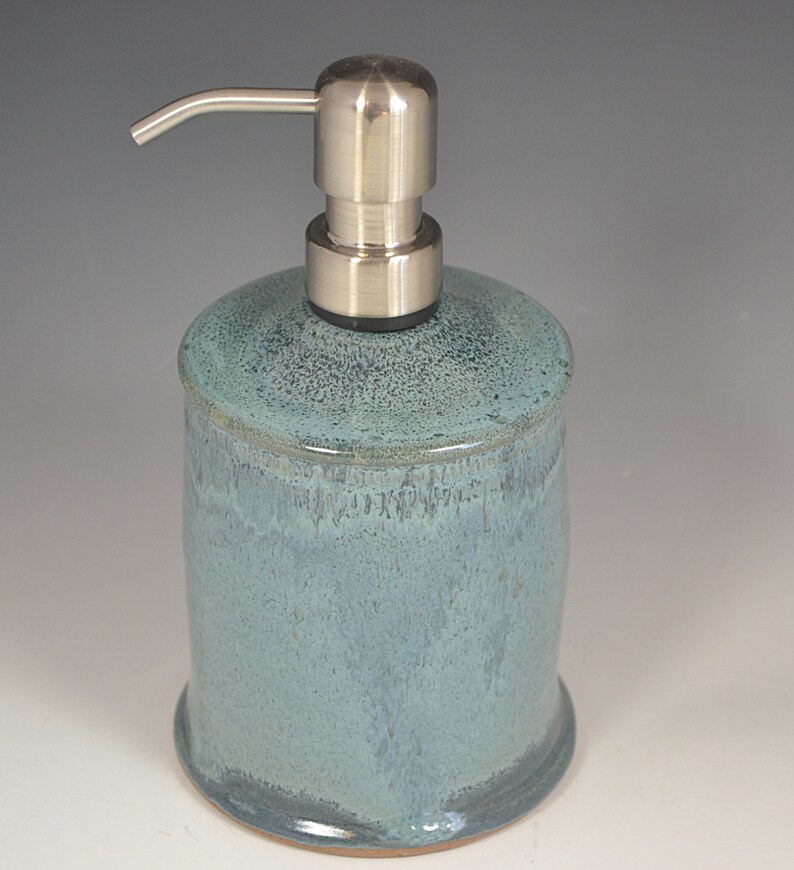 Light Blue Soap Dispenser soap dispenser bathroom accessory Etsy