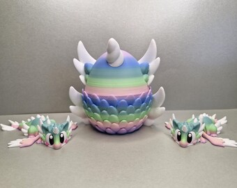 Egguf de dragon céleste avec bébé dragon