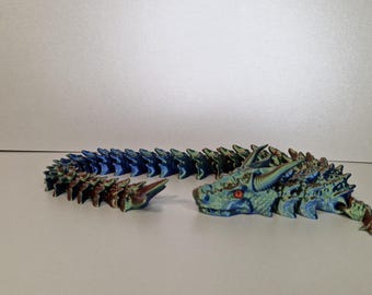 Dragon flexible 3 couleurs – 50 cm/cadeau de créature fantastique