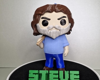 Figurine Steve du film Minecraft - Impression 3D à collectionner