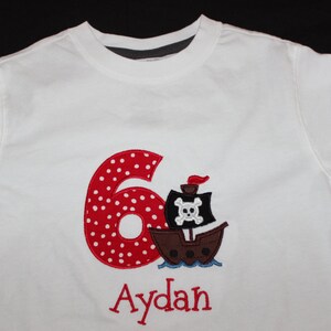 Personalized Pirate Birthday Onesie or Tshirt
