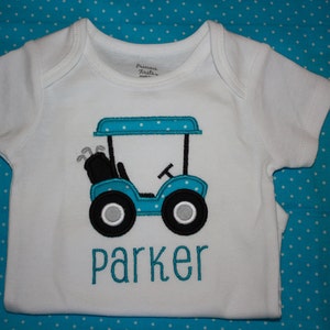 Girls Golf Cart A-Line Dress by Ishtex