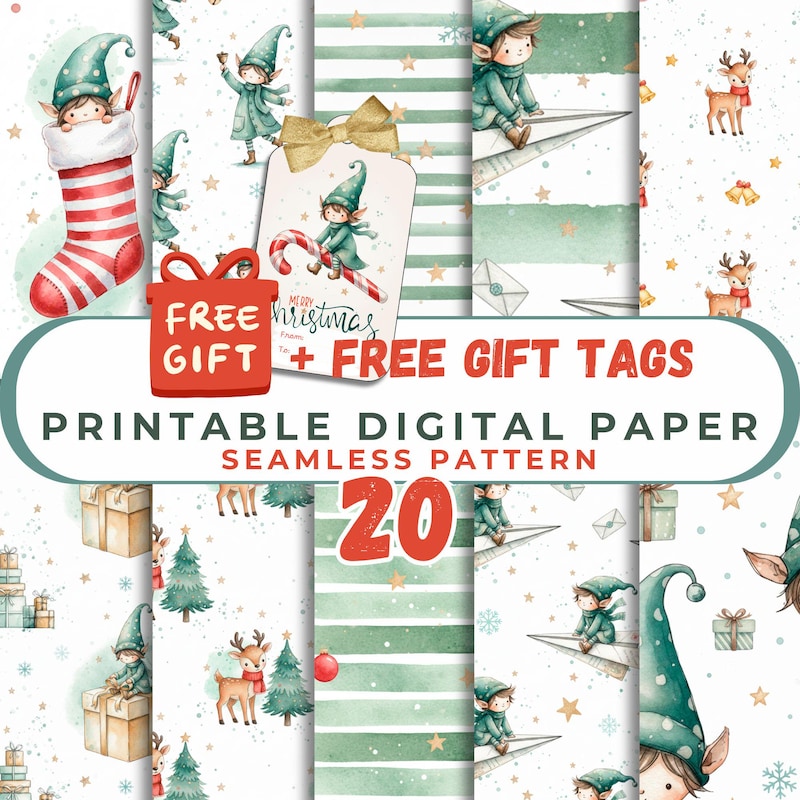 Elven Seamless Pattern - Etsy