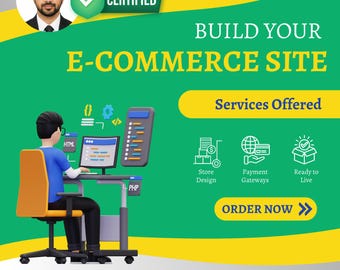 Custom Ecommerce Store Development with WordPress, Woocommerce, Elementor Pro, WoodMart Theme