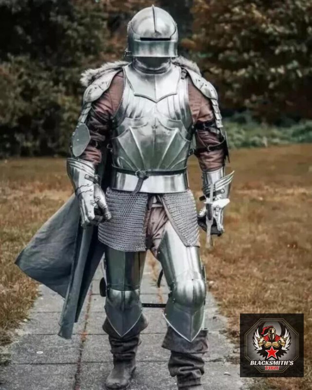 Medieval Knight Full Armor Suit | German Gothic Plate Armor | Wearable ...