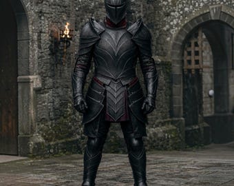 Handmade Medieval Knight Armor Suit – Barbuta Style, Cosplay Costume