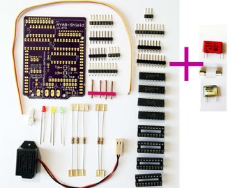 AYAB Shield Kit & Capacitor+Fuse Set for KH 910/950/i/e or KH 930/940 Brother Knitting Machine alternative Patterncontrol