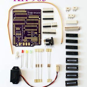 KH 900965/i AYAB Shield Kit v1.4 Th with power connector Brother knitting machine alternative Patterncontrol KH 965