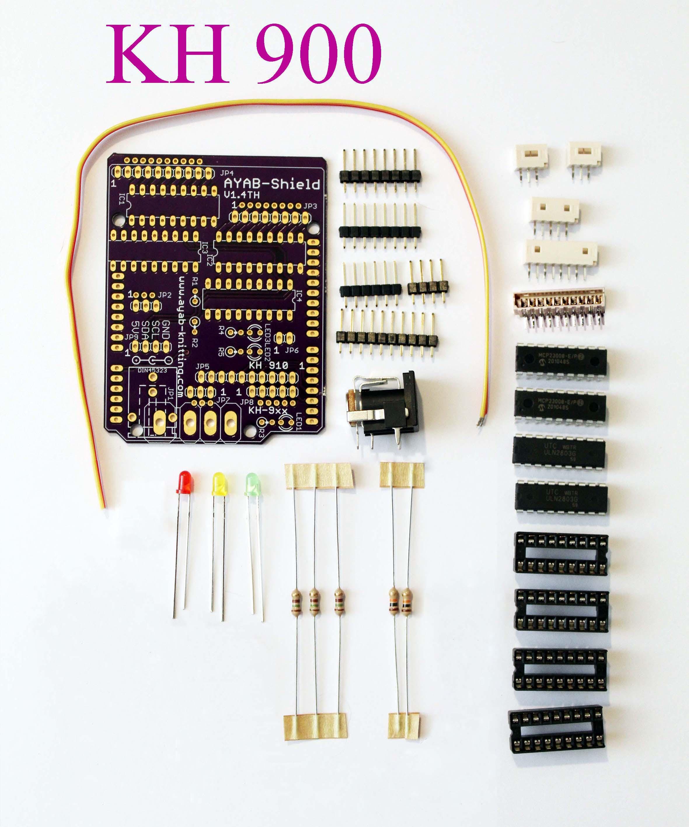 KH 900+965/i AYAB Shield Kit V1.4 Th With Power Connector
