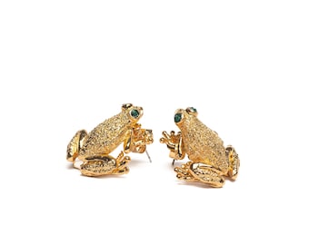 Frog earrings