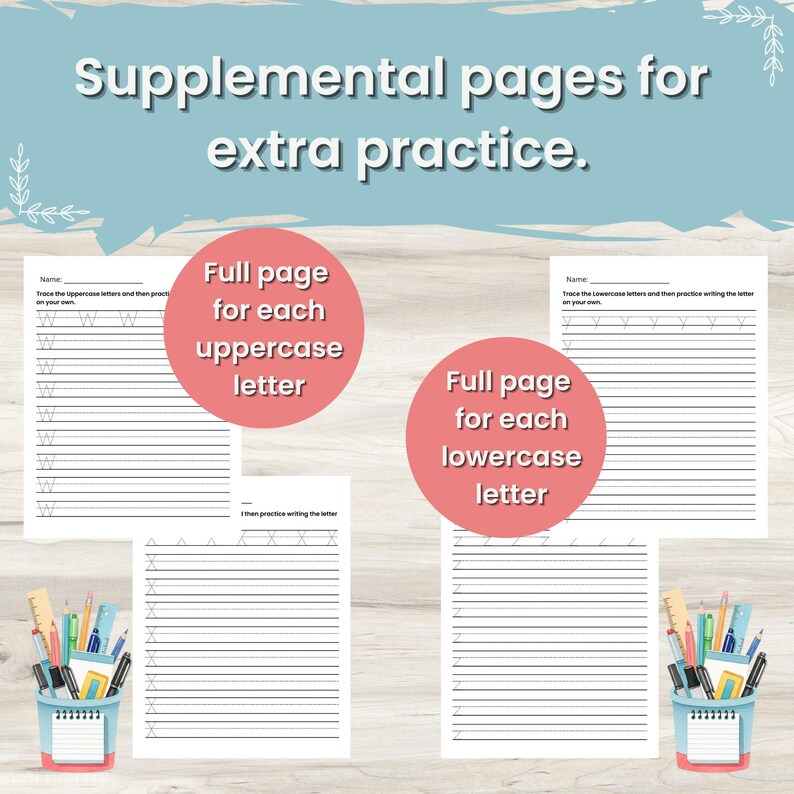 Learn to Write Letters | Alphabet Tracing | Uppercase and Lowercase ...