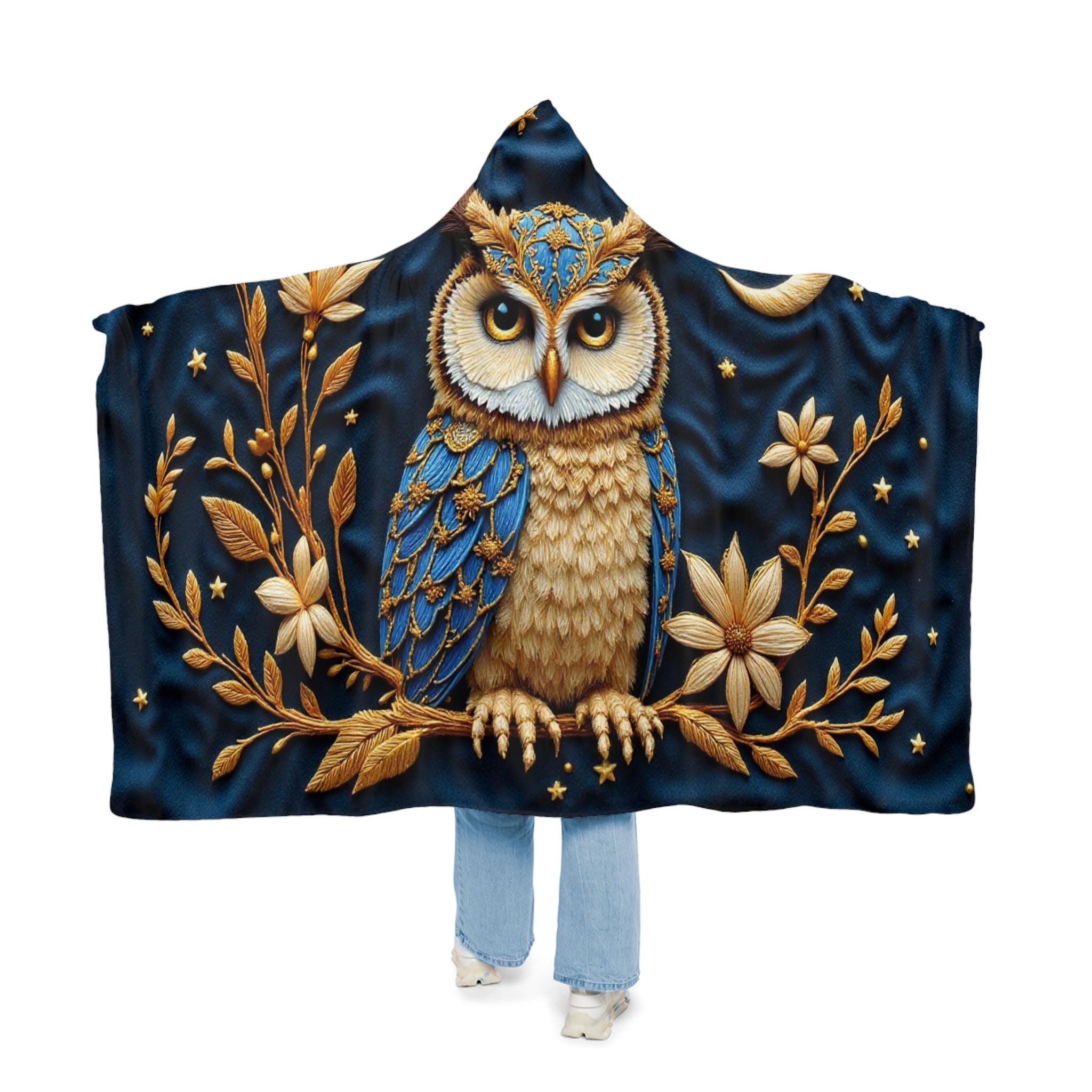 Cozy Owl Snuggle Blanket, Perfect for Home, Gifts, Fall Decor, Camping, Starry Nights, Throw