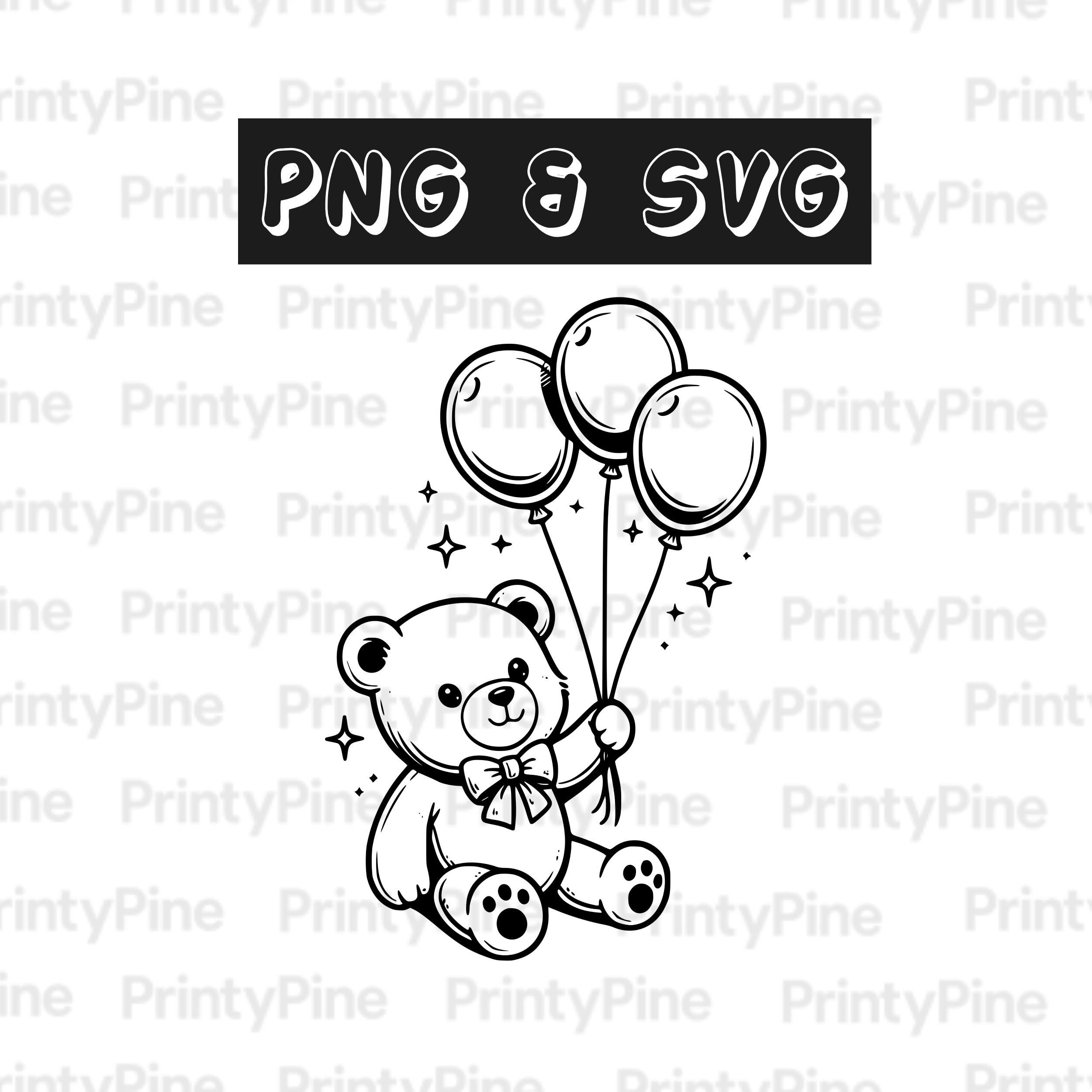 Balloon outline png - Etsy 日本